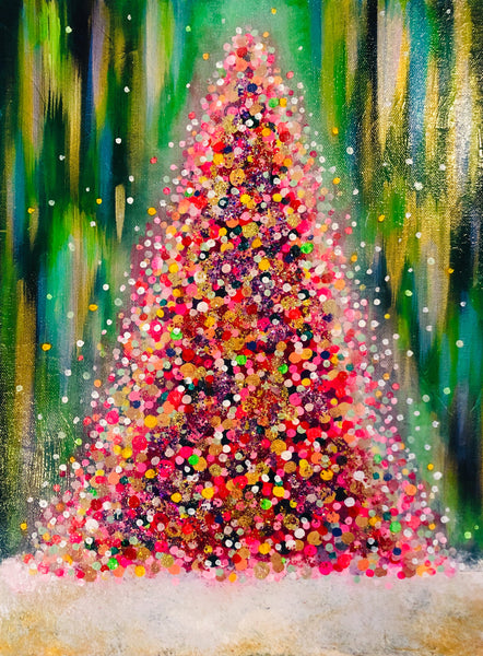 "The Christmas In the Park Tree" Fine Art Print