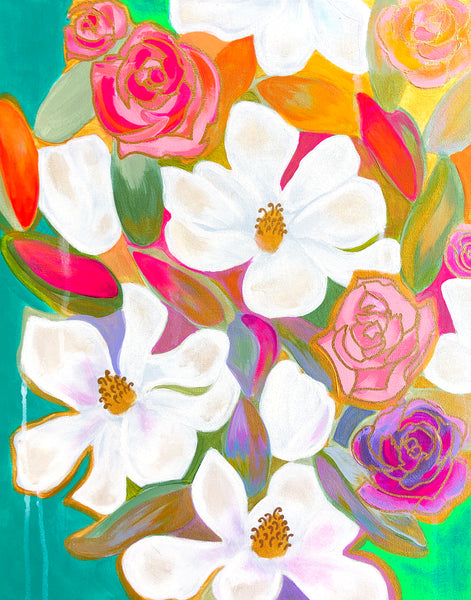 Wild Magnolias Fine Art Print